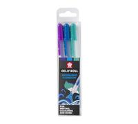 SAKURA Stylos gel Gelly Roll Moonlight - Set 3 Ocean (Pourpre vif, Bleu, Vert) - Encre opaque