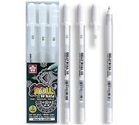 SAKURA Gelly Roll XPGB-3WT Lot de 3 stylos à encre gel Blanc 05-08