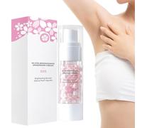 Sakura Gluta Brightening Booster Cream, Sakura Underarm Whitening Cream,50x Brightening Booster Sakura Pearl Capsules Exfoliating Body Gel for All Skin Type. (1pcs)
