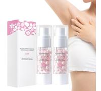 Sakura Gluta Brightening Booster Cream, Sakura Underarm Whitening Cream,50x Brightening Booster Sakura Pearl Capsules Exfoliating Body Gel for All Skin Type. (2pcs)