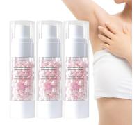 Sakura Gluta Brightening Booster Cream, Sakura Underarm Whitening Cream,50x Brightening Booster Sakura Pearl Capsules Exfoliating Body Gel for All Skin Type. (3pcs)