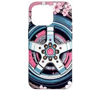 Sakura Jante JDM Cherry Blossom Jante de Voiture Coque pour iPhone 16 Pro