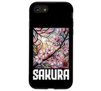 Sakura Japan Cherry Blossom Kawaii Kanji Souvenir Japonais Coque pour iPhone SE (2020) / 7/8