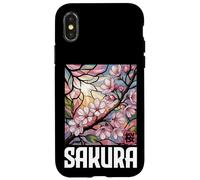 Sakura Japan Cherry Blossom Kawaii Kanji Souvenir Japonais Coque pour iPhone X/XS