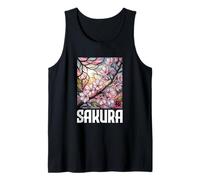 Sakura Japan Cherry Blossom Kawaii Kanji Souvenir Japonais Débardeur