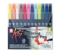 SAKURA Koi Coloring Brush Pen set | 12 couleurs
