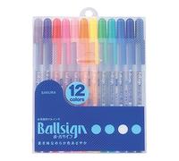 SAKURA Lot de 12 stylos à bille à encre gel PGB12