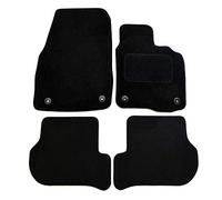 Sakura Lot de 4 Tapis de Voiture sur Mesure, Noir - DD0509