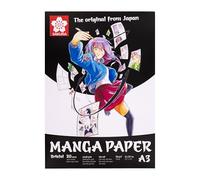 Sakura Manga Paper Pad - A3 42x29.7cm - 250g - 20 Feuilles - Idéal pour dessiner & esquisser