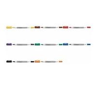 SAKURA Marqueur permanent Identi-Pen extra-fin double pointe – rouge