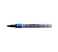 SAKURA Pen-Touch Fine Marker - Bleu - Encre à base de solvants pigmentaires - écrit sur diverses surfaces - largeur de trait de 1 mm - idéal pour l'industrie et la création
