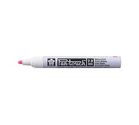 SAKURA Pen-Touch Marker - Medium Fluorescent Pink, 2 mm Tip - Écrit sur du papier cartonné, du plastique, du métal, etc. - Usage industriel - Encre pigmentaire à base de solvant
