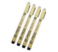 Sakura Pigma Micron 01 Lot de 4 stylos à bille Noir Largeur de trait 0,25 mm
