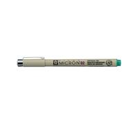 Sakura Feutre Pigma Micron 02 — Pointe 0,30 mm, encre d'archivage imperméable — Vert