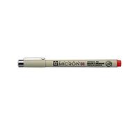 Sakura Feutre Pigma Micron 03 – Fineliner permanent à l'épreuve de l'eau 0,35 mm – Rouge