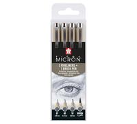 SAKURA – Set de fineliners Pigma Micron – Cool Gray – 4 pièces