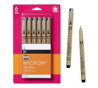 SAKURA Pigma Micron Pens 005 .2mm 6/Pkg-Black