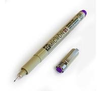 Sakura Pigma Micron - Pigment Ecriture Pointe Superfine + - 0,1 mm - Violet [Lot de 3]