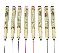 Sakura Pigma Micron PN Lot de 8 stylos à pointe fine 0,4/0,5 mm