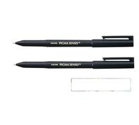 SAKURA PIGMA Sensei 03 Pen Noir, 0,30 mm Noir Ultra Fine 2 PCS et 1 carte