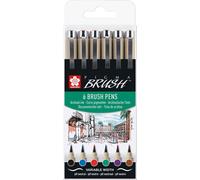 Sakura - Pinceau fenêtre Pigma Set 6 couleurs | Oompoot d'un 6 blaster x 6 pièces
