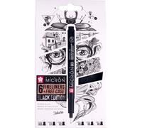SAKURA POXSDKB6 SAKURA Fineliner Pigma Micron, set de 6 pièces + étui GRATUIT