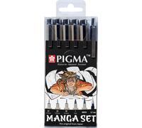 SAKURA POXSDKMAN6 SAKURA Set manga PIGMA, étui de 6 pièces