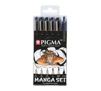 Sakura Poxsdkman6 Stylo Fin Multi Noir 6 Pièce(S)