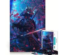Sakura Samurai Chronicles, Puzzle de 1000 pièces pour Adultes, Jeu de logique Fine, Loisirs, Bords Nets, Objet de Collection (38x26cm)