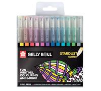 SAKURA Set de 12 stylos gel Stardust