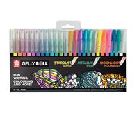 SAKURA Set mélangé de 24 Gelly Roll