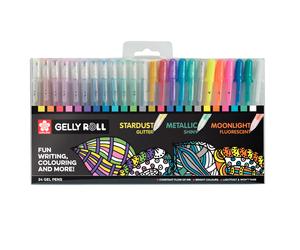 SAKURA Set mélangé de 24 Gelly Roll
