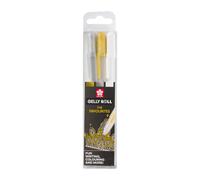 SAKURA Set mélangé de 3 Gelly Roll Or Argent Blanc