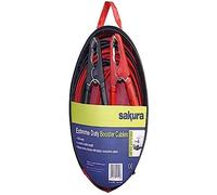 Sakura SS3627 Câbles de Démarrage de Batterie Très Grande Capacité - 700 A, 4 m, Pinces à Code Couleur - pour Véhicules Jusqu’à 4,5 L/4 500 cc Lorsque la Batterie Est à Plat