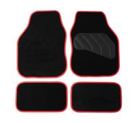 Sakura SS5466 Lot de 4 Tapis de Voiture Rouge Pastel