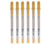 Sakura Stylos Gelly Roll métallisés (doré, 6)
