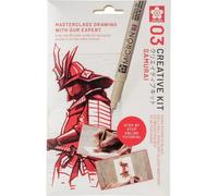 Sakura - Tekenset kit créatif samouraï