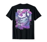 Sakura Vaporwave Backprint Japan Streetwear Art T-Shirt