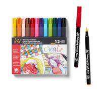 SAKURA XBR-12SA Koi Lot de 12 pinceaux de coloriage assortis