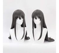 Sakurajima Mai Cosplay perruque grise droite Rascal ne rêve pas de lapin fille Senpai Seishun Buta Yarou perruque synthétique + casquette de perruque taille unique Sakurajima Mai