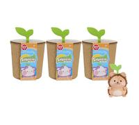 Sakuties Lot de 3 mini animaux en peluche stylisés de collection à collectionner, jouets pour enfants à partir de 3 ans Just Play