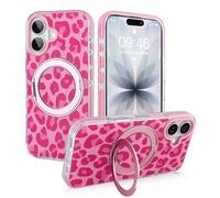 SAKUULO Coque magnétique pour iPhone 17 (6,1") - avec anneau torique magnétique invisible, coque de téléphone transparente, protection antichoc de qualité militaire contre les chutes | Design élégant