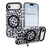 SAKUULO Coque magnétique pour iPhone Air (6,7") - avec anneau torique magnétique invisible, coque de téléphone transparente, protection antichoc de qualité militaire contre les chutes | Design élégant