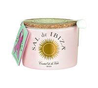Sal de Ibiza Fleur de sel d'Ibiza, Pot en céramique, Édition "La Vie en Rose", 140 g