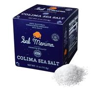 SAL MARINA | Sel de mer de Colima | Lagune de Coyutlán Colima Mexico | Idéal pour la cuisine, la pâtisserie, le marinage, la finition et plus encore | Adapté au garde-manger | Sans gluten | (311 g