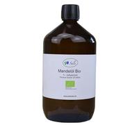 Sala Huile d'amande bio pressée à froid 1000 ml (bouteille en verre de 1 l)