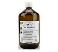Sala Huile de ricin bio pressée à froid - 1 l - Flacon en verre de 1000 ml