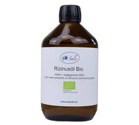 Sala Huile de ricin bio pressée à froid - Flacon en verre de 500 ml