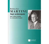 SALABERT MARTINU B. - SEPT ARABESQUES - VIOLON ET PIANO Partition classique Cordes Violon