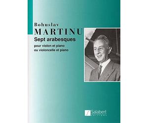 SALABERT MARTINU B. - SEPT ARABESQUES - VIOLON ET PIANO Partition classique Cordes Violon